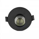 V-TAC - GU10 Fitting Black & Black Round SKU: 8596 VT-874