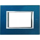 BTICINO - HA4803BM Рамка 3М blue Meissen лакирана метална правоъгълна Axolute