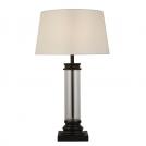 SEARCHLIGHT - Table Lamp black PEDESTAL EU5141BK E27 60W