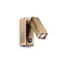 IDEAL LUX - Аплик  PAGE AP1 SQUARE Brunito  233864