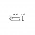 FARO - PATH LED Dark grey wall lamp Ref.70508 IP44 (2)