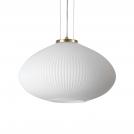 IDEAL LUX - Пендел 285191 PLISSE' SP1 D45 OTTONE SATINATO