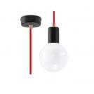 SOLLUX - pendant  luminaire  EDISON red SL.0155
