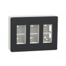 SCHNEIDER ELECTRIC - NU123454Surface mounting box 3 rows x 2 modules, New Unica, anthracite