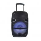 V-TAC -  35W  VT-6212 35W RECHARGEABLE TROLLEY SPEAKER WITH ONE WIRED MICROPHONE-RF CONTROL-RGB (12inch) SKU: 7737