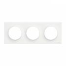 SCHNEIDER ELECTRIC - S520706 Odace Styl декоративна рамка тройна бяло