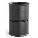 KOUVIDIS - Pipe coupling ф200mm IP40 color Black HDPE UV KD6101200
