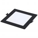 RABALUX - LED Recessed panel SHAUN2 black square 12W 800lm IP20 3000K 71230