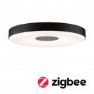 PAULMANN - LED Плафон  79778  Smart Home Zigbee 3.0 PURIC PANE⚡2700K⚡200lm / 1900lm⚡230V⚡16 / 1.5W dimmable✴Черен/Сив