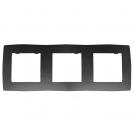 ACA LIGHTING - PRIME 3 GANG FRAME IP20 GREY 1000119210