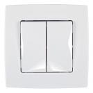 ELMARK - 190045 - CURTAIN SWITCH WHITE METALLIC CITY 