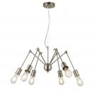 SEARCHLIGHT - 4756SS Mantis 6lt Pendant - Satin Silver