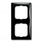 ABB - 2CKA001725A1507 Рамка двойна ABB Basic55 ЧЕРЕН