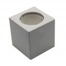 V-TAC - GU10 Fitting Square Gypsum White SKU 3664 VT-727