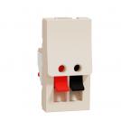 SCHNEIDER ELECTRIC - NU348744 One module audio connector ivory