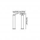 FARO - LOTUS Dark grey beacon lamp H50 Ref.71225 IP65 (3)