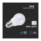 V-TAC - LED Bulb 3.7W E27 G45 3000K SKU: 214160  (1)