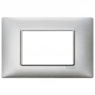 VIMAR - 14653.71 - Plate 3M metal Silver