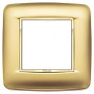 VIMAR - 20672.G21 - Round plate 2M Galvan.satin gold
