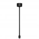 NOVA LUCE - Конекторна тръба за магнитна шина  Ø2.3,  В:37.3 см.   9560040  Ultra Slim Magnetic B-suspend accessories ✴ Черен