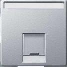 SCHNEIDER ELECTRIC -  MTN465860 Central plate 1-gang for Schneider Electric RJ45-Connector, aluminium, System M
