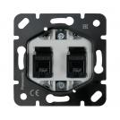 PANASONIC - Механизъм Двойна розетка RJ11 Cat 3 WBTM0403‐5NC