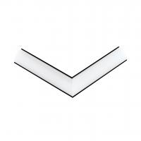 EGLO - accessory  profile aluminium 160X160 L110 160X160  L110  98954/5 black  CORNER PROFILE 1 98953
