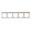 ABB - 2CKA001725A1488 Рамка петорна ABB Basic55 КРЕМ
