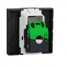 SCHNEIDER ELECTRIC - NU341554 Розетка RJ45, кат. 6 UTP двумодулна антрацит New Unica (1)