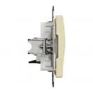 SCHNEIDER ELECTRIC - SDD180491 Sedna Design & Elements Телефонна Розетка CAT 3 UTP, RJ11, бреза (2)