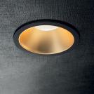 IDEAL LUX - ceiling luminaire GAME Fl1 ROUND Black&Gold    192345