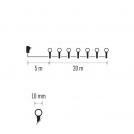 EMOS - Set of Christmas lights 200x LED multicolored 20m IP44 with 8 programs CHERRY D5AM06 (1)