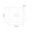 ACA LIGHTING - LED floodlight 100W, 4000K, 220V, IP66, neutral light Q10040 (1)