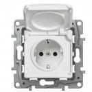 LEGRAND - 764531 Контакт шуко 16А противовлажен IP44 детска защита Niloe бял 