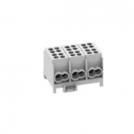 ARNOCANALI - Distribution terminal block 3P 100A grey cable 2x16/25мм2 DIN mounting BKB253