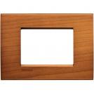 BTICINO - LNA4803LCA Square cover plate 3 modules - cherry 
