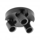 GTV Lighting - Ceiling fitting black BLINK OS-BLN50W3-00