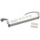 LEGRAND - 654863 Incara Multilink wall equipped with 3 sockets SCH 1 USB A+C 15W 4 RJ45 CAT UTP 2m cord with plug