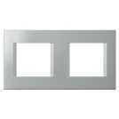 TEM - OL24ES Frame 2+2M, color Silver, Modul