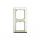 ABB - 2CKA001725A1512 Рамка двойна ABB Basic55 Бяло Chalet