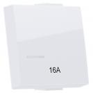 ACA LIGHTING - MODYS BUTTON WITH INDICATOR & SYMBOL 16A 2M. WHITE 10101332369