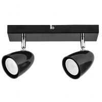 RABALUX - Спот PERICO 2х5W GU10 черен IP20 73017