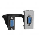 SCHNEIDER ELECTRIC - NU343230 VGA socket One module aluminium