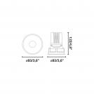 FARO - recessed downlight  DEEP60 3013593032  LED 11W, 3000K, 580LM (1)