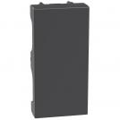 BTICINO - Blank plate 1M color Graphite Light Now YD4950