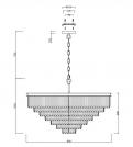 MAYTONI - chendalier REVERO MOD085PL-16BS E14, 16X40W (4)