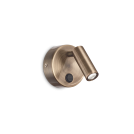 IDEAL LUX - Аплик  PAGE AP1 ROUND Brunito  233680