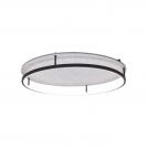 RABALUX - LED Плафон  71033  FARENZO ⚡ LED 40W ⚡ 2000lm ⚡ 3000/4000К ⚡ 230V ⚡ IP20 ✴ Черен/Сив