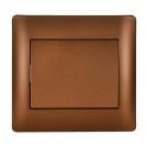 ELMARK - 11346 - ONE BUTTON CROSS WAY SWITCH COFFEE METALLIC