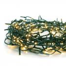 ACA LIGHTING - X081001212 ^ 100 LED STRING LIGHTS PER 5cm SUPER WARM WHITE, ADAPTOR 31VDC & 8 FUNCTIONS, IP44 5m GREEN CABLE